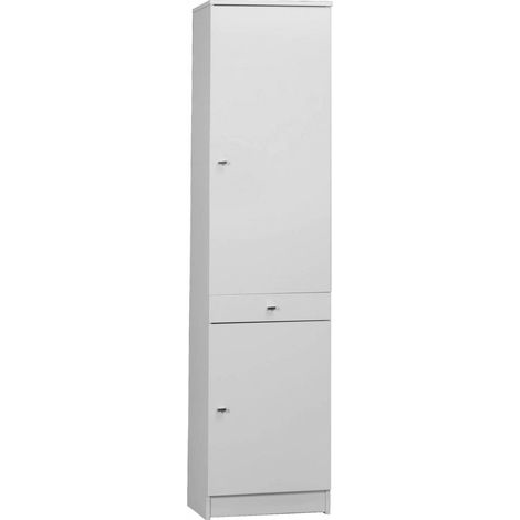 MOBILE 2 ANTE + 1 CASSETTO 46X34X183 BIANCO LACC. 452TL