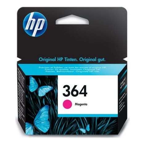 Cartouche d'encre magenta d'origine HP 364 (CB319EE) pour HP DeskJet 3070A et HP Photosmart 5525/6525 (1/5)