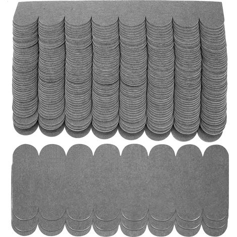 Lot de 53 bardeaux de toit autocollants - Mini - Pour nichoir à oiseaux, clapier, hôtel à insectes, niche pour chien - Toit de boîte aux lettres (gris) (1/5)