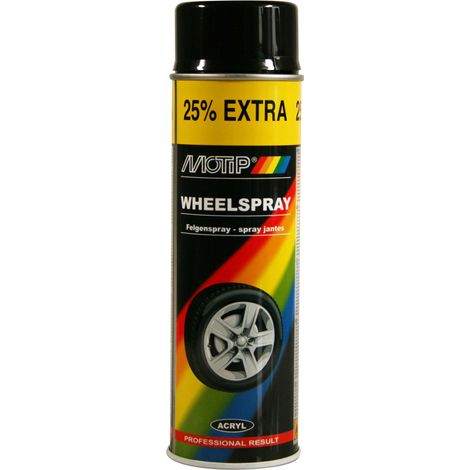 Lack Motip matte black Räder schnelltrocknend UV-beständig (1/5)