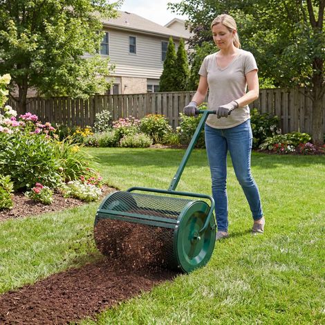 Compost Spreader, Adjustable T-Handle, 0.077 m3 (1/5)