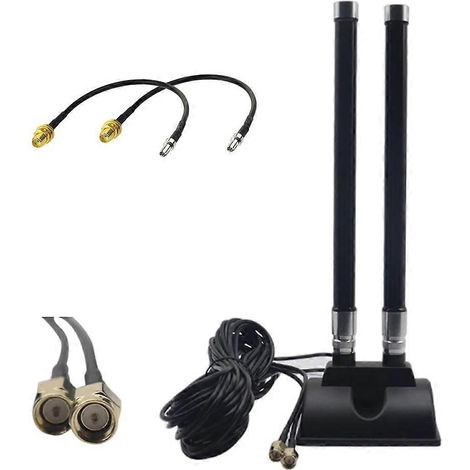 5G LTE CPE-Router-Antenne, SMA-Stecker, hohe Verstärkung 46 dBi, externes 5G-Verlängerungskabel, Magnetfußantenne (1/5)