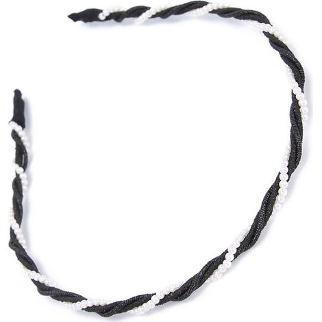 Elegantes Haarband aus einer Legierung – Accessoire für Damen für Abendveranstaltungen und Hochzeiten – Schwarz (1/5)