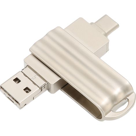 Clé USB 2.0 Double Interface Haute Vitesse 256 Go - Transfert et Stockage de Fichiers