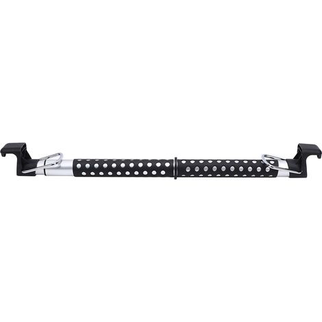 Barre de cintre télescopique réglable pour vêtements de voiture, organisateur de vêtements de voyage robuste de 20.86 à 46.45 pouces pour suv, camions, camping-car (1/5)