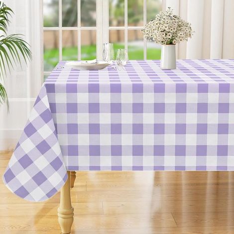 Mantel rectangular de 138 x 178 cm, de vinilo impermeable, lavable y a cuadros, ideal para picnics en interiores y exteriores - Estilo 8 (1/5)