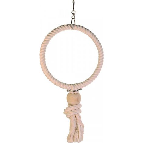 Anneau en corde avec bloc en bois ø 24 cm (1/2)