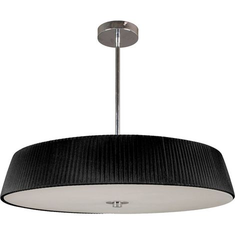 Lámpara de Techo ASTRID grande 6xE27 60d Negro/Cromo