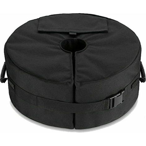 Base de parapluie, poids en porte-à-faux ou support de parapluie de patio extéri remplace les sacs de sable laids-noir (1/4)