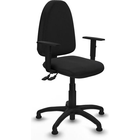 Piqueras-y-crespo Silla de oficina ergonómica negra (1/3)