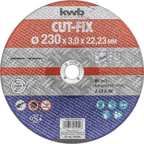 Trennscheibe kwb cut-fix 230 mm 3 mm Metall