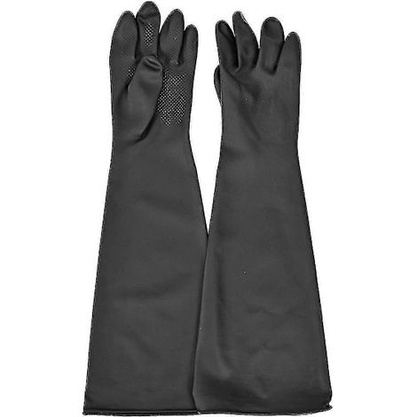 Filiyano-Gants en caoutchouc pour sablage, sableuses, cabines de sablage, gants de sablage, pièces de sablage, 60 cm (1/5)