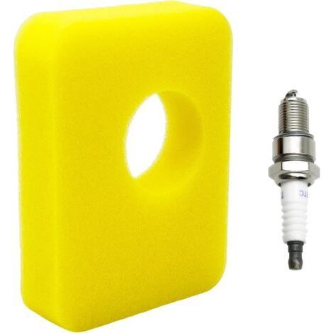 Filtres à air pour tondeuse à gazon, filtre à air en mousse, filtre à air de remplacement 799579, filtres à air pour tondeuse à gazon et bougie d'allumage pour moteur Briggs Stratton (1/4)