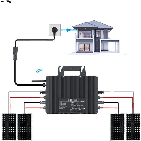 Microondas con inversor, potencia de salida de 2000 W, rango de entrada de 400 W a 720 W, resistente al agua con clasificación IP67. (1/2)