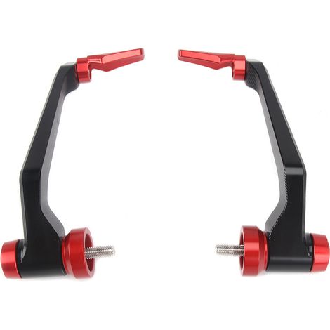 Motorcycle modifications: crash protectors for brakes, hand guards and arch protectors CNC crash bars universal fixing with 8 mm screws. (1/4)