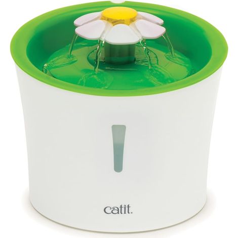 CATIT FLOWER FOUNTAIN BLUMENTRINKBRUNNEN 3L - IMMER FRISCHES WASSER FÜR IHRE KATZE, DURCH STÄNDIGE FILTERUNG (1/4)