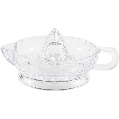 Presse-citron - Verre Alimentaire Sans Plomb - Diamètre 17 Cm Hauteur 7,3 Cm - Pour Citron Orange Citron Vert Pamplemousse - 1 Pièce (1/5)