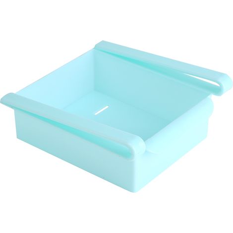 Rangement Coulissant Pour Réfrigérateur - Organisateur De Cuisine Pliable Avec Ventilation - Économiseur D'espace Bleu - 1 Pièce (1/5)