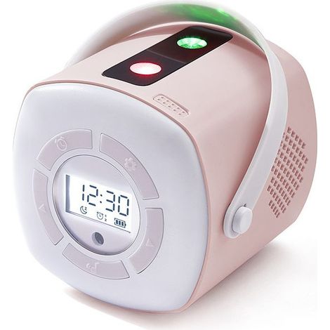 Réveil digital LED USB, horloge de bureau rechargeable (1/3)