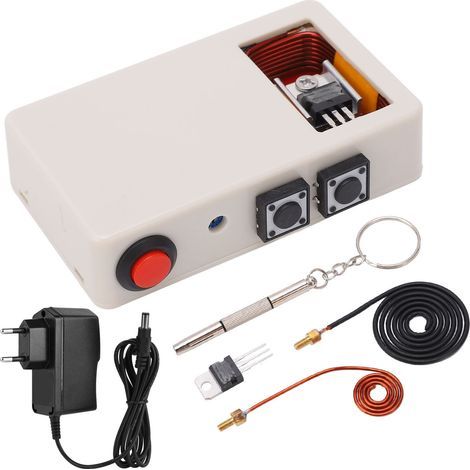 Générateur d'impulsions électromagnétiques 150MHz, émetteur de fréquence d'impulsion, prise UE 100-220VAC, blanc