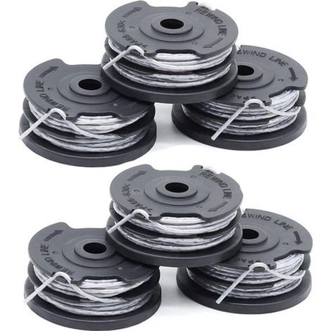 6 bobines de fil adaptées pour coupe-bordures Bosch F016800351 (longueur: 6 m, ∅ 1,60 mm) ART 24, 27, 30 et ART 30-36 LI (pas 18V-26-500) (1/5)