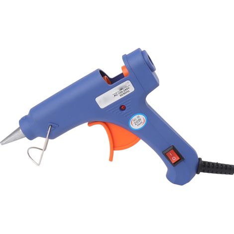Pistolet à colle thermofusible portable manuel 20 W, outil pour le bricolage, les loisirs créatifs, la décoration et les réparations à domicile (prise US 100-240 V). (1/5)