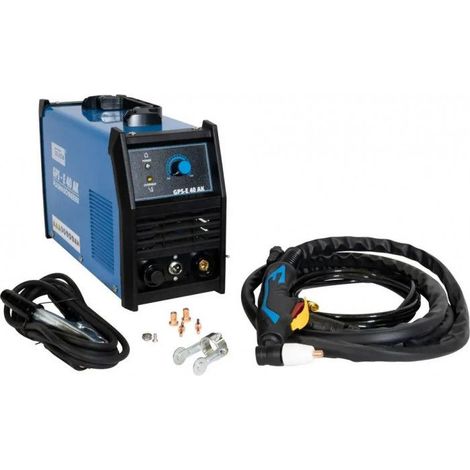 Güde – Découpeur plasma 40A – Épaisseur de coupe max 12 mm – Pour acier, aluminium et inox – Débit d'air 150 l/min – Torche 2,5 m