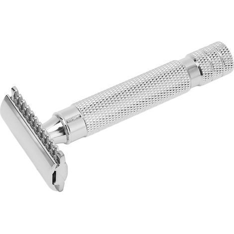 4-teiliges Retro-Rasiermesser-Set im englischen Stil, Herren-Sicherheitsrasierer aus Metall, klassischer Barttrimmer (1/5)