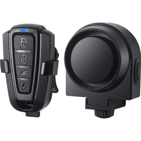 Alarme antivol intelligente avec télécommande sans fil – Sensibilité réglable – Volume ajustable 115 dB – Imperméabilité IPX5 – Pour vélo et moto (1/5)