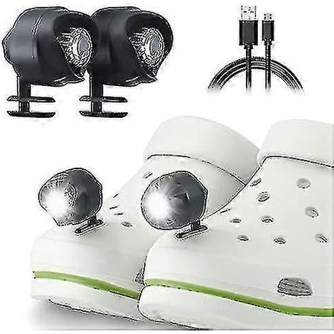 Set mit 2 wiederaufladbaren Stirnlampen für Hufe und Krokodile, IPX5 wasserdicht, phosphoreszierend. (1/5)