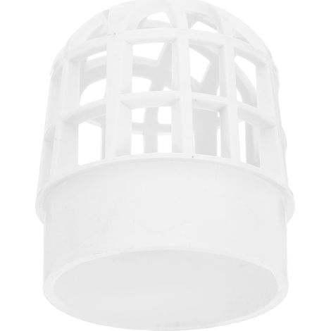 Grille de Gouttière PVC Ronde 75mm, Protège Feuilles et Débris (1/4)