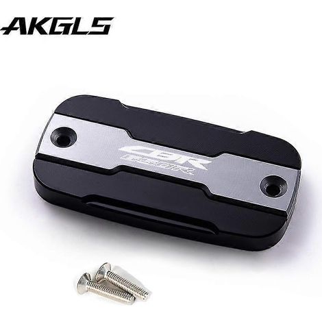 Bouchon de réservoir de liquide de frein avant et protection de l'orifice de remplissage pour moto Honda CB650R CBR650R (titane) (1/5)