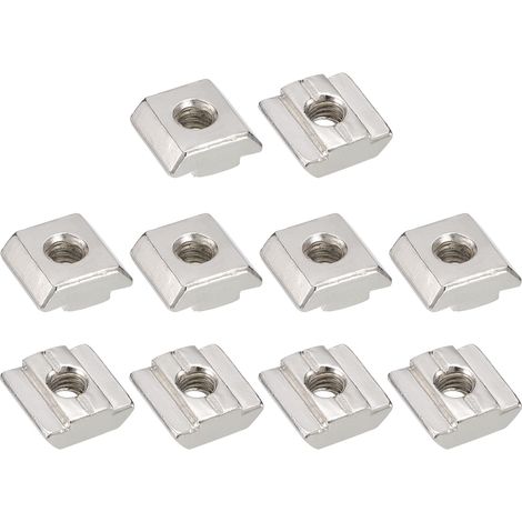 24pcs T Fente Boulons 3030 Série Coulissant T Écrous (Argent) (1/5)