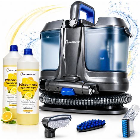 Sommertal WS600 Polsterreiniger Gerät – Waschsauger 600 Watt, 18 kPa  Nass Trockensauger, Nasssauger Polsterreiniger, Teppichreiniger, Sofa Reiniger (1/5)