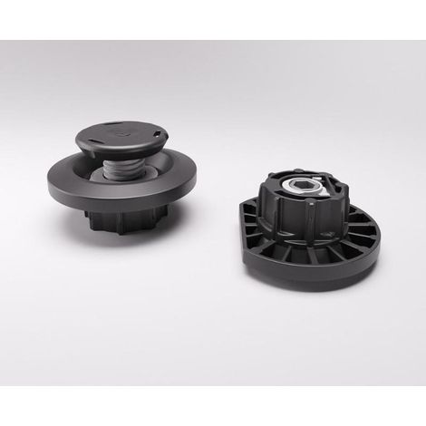 pie nivelador integrato tech z negro carga max regulable +10mm. (1/3)