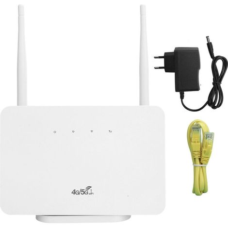 Routeur Wi-Fi 4G portable – Avec port WAN/LAN & lecteur carte SIM – Compatible Windows, Mac, Linux – Partage de connexion mobile
