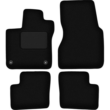 Tapis en velours noir pour Renault Twingo III berline (2014-) (1/5)