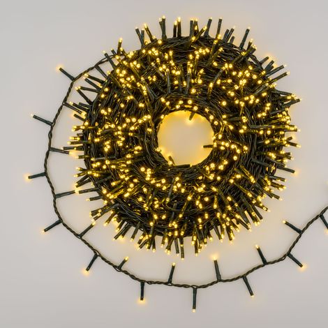 Bandkette ø6cm NTLG 1000 MiniLED Grünes Kabel 4+30,5m Weihnachtsbeleuchtung (1/5)
