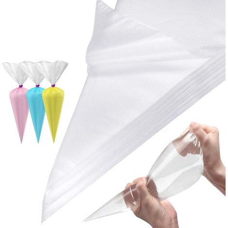 Lot de 200 poches à douille jetables de 35,5 cm (14 pouces). (1/5)