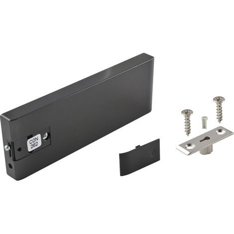 Bremsklappenhalter Link mit Stahlseil AQ300 Gunmetal schwarz (1/3)