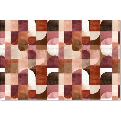 CRÉDENCE CUISINE Géométrie - Moderne - Rétro 60x40 cm (1/5)