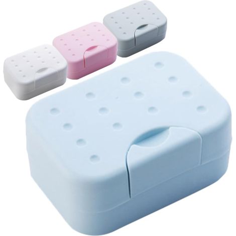 Portable Soap Dishes for Travel with Lid and Airtight Seal 4 (1/5)