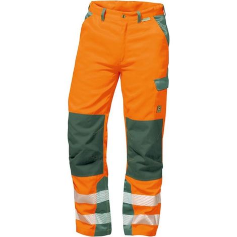 Pantaloni Alta Visibilità Nizza, Ta56 Arancione-Grigio