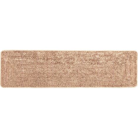 vidaXL Rug Runner MARSA Yellow 80 x 350 cm Polyester and PVC