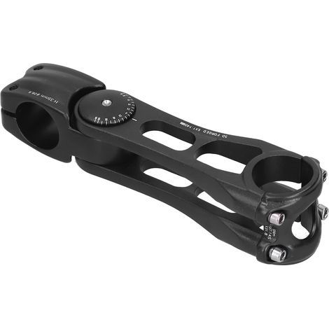 Potence de Vélo VTT en Aluminium, Réglable en Hauteur et Angle 31.8mm pour Guidon 145mm (1/5)