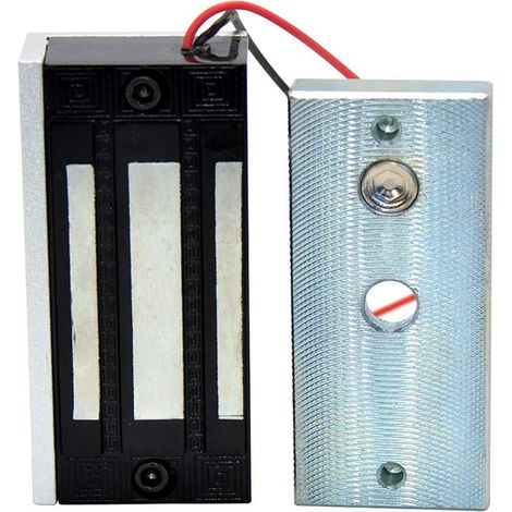 Electronic Magnetic Lock Waterproof DC12V Electromagnetic Lock Force Retention Control Access Door System Security NC Mode (1/3)