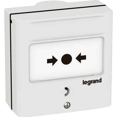 Legrand – Dispositif de commande pour coupure – Contact NO/NF 6A 250VA – Installation en saillie ou encastrée – IP40 – LEG138071