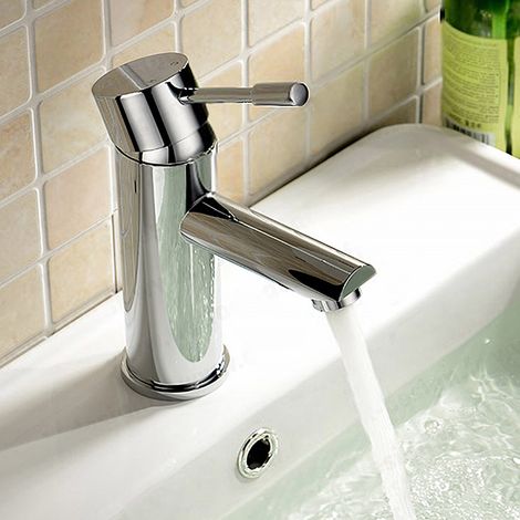 Blossom Contemporary Basin Sink Mono Mixer Tap & Waste (1/5)