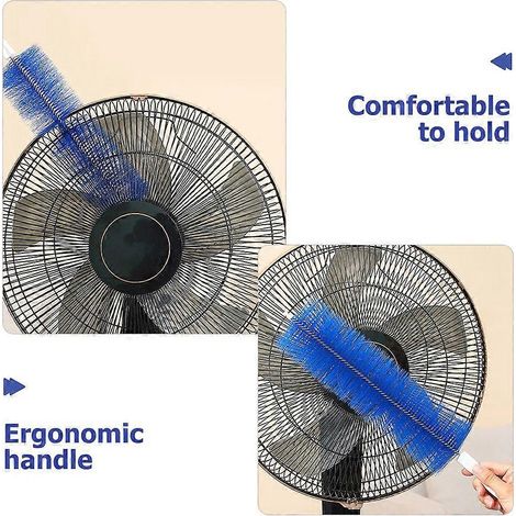 Set flexibler Ventilatorreinigungsbürsten, geeignet für den Heimgebrauch, multifunktionale Bürsten zum Abstauben von Ventilatoren, Reinigungswerkzeuge kompatibel mit haushaltsüblichen Ventilatorreinig (1/3)