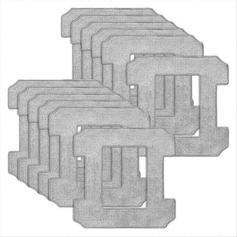Packung mit 12 wiederverwendbaren Reinigungstüchern für Winbot W1 Pro/W1/W2 Omni/W2 Fensterreinigungsroboter (1/5)